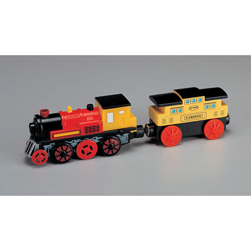 classic engine and caboose