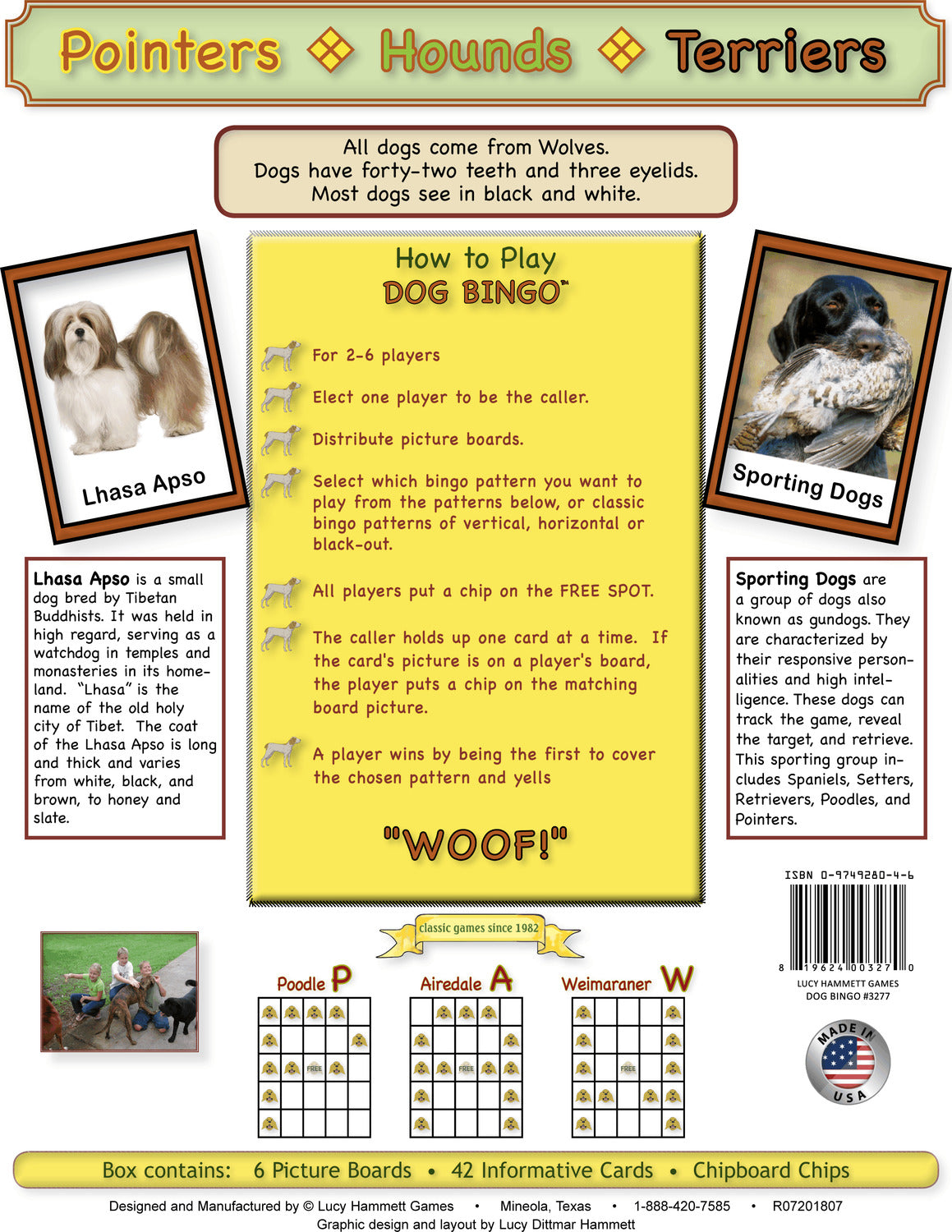 Dog Bingo