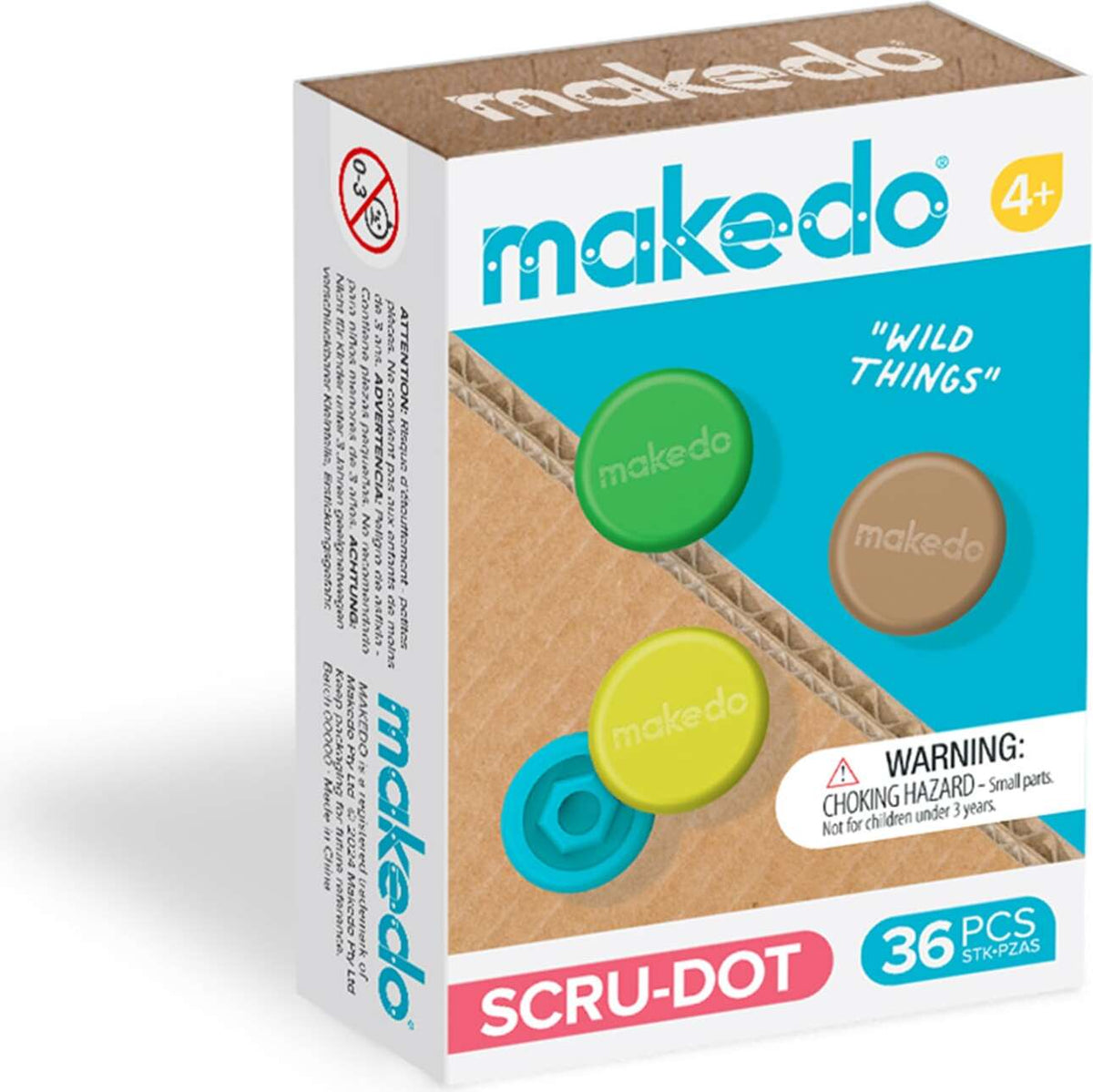 Makedo Cardboard Construction Scru-Dot Wild Things