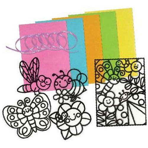 Imagine I Can - Stained Glass Stick-ons Garden