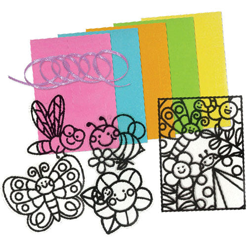 Imagine I Can - Stained Glass Stick-ons Garden