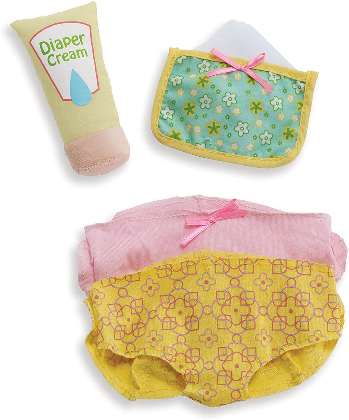 Wee Baby Stella Diaper Changing Set (2 Diapers, Wipes & Cream)