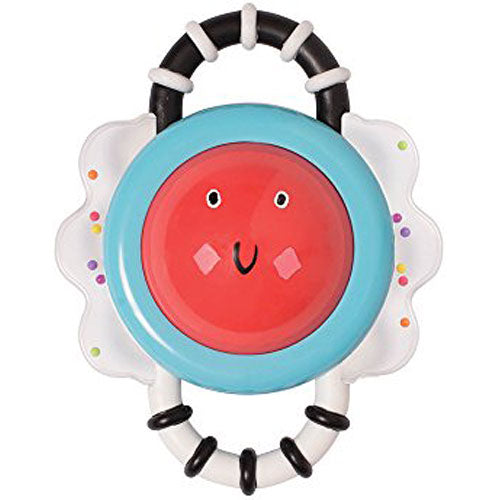Manhattan Toy All Smiles Squeaker Rattle & Clutching Toy