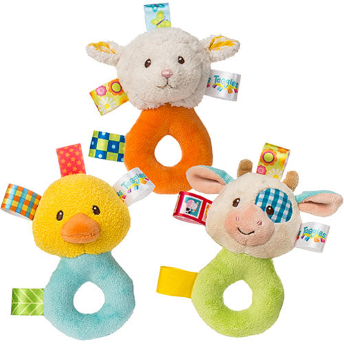 Taggies Barnyard Rattle-5"