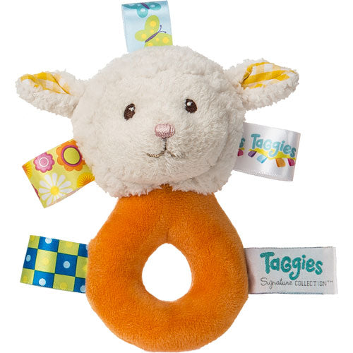Taggies Barnyard Rattle-5"