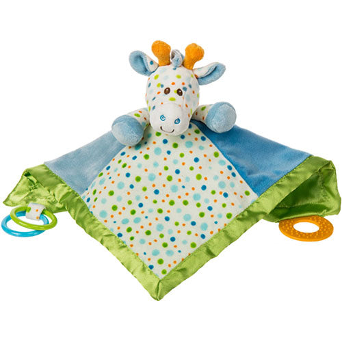 Little Stretch Giraffe Activity Blanket-13x13"