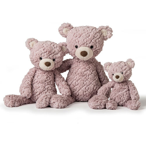 Dusty Rose Putty Bear (medium) - 17"