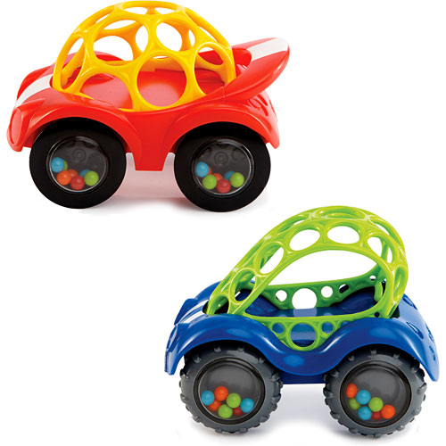 Oball Rattle & Roll Cars - 4.3"