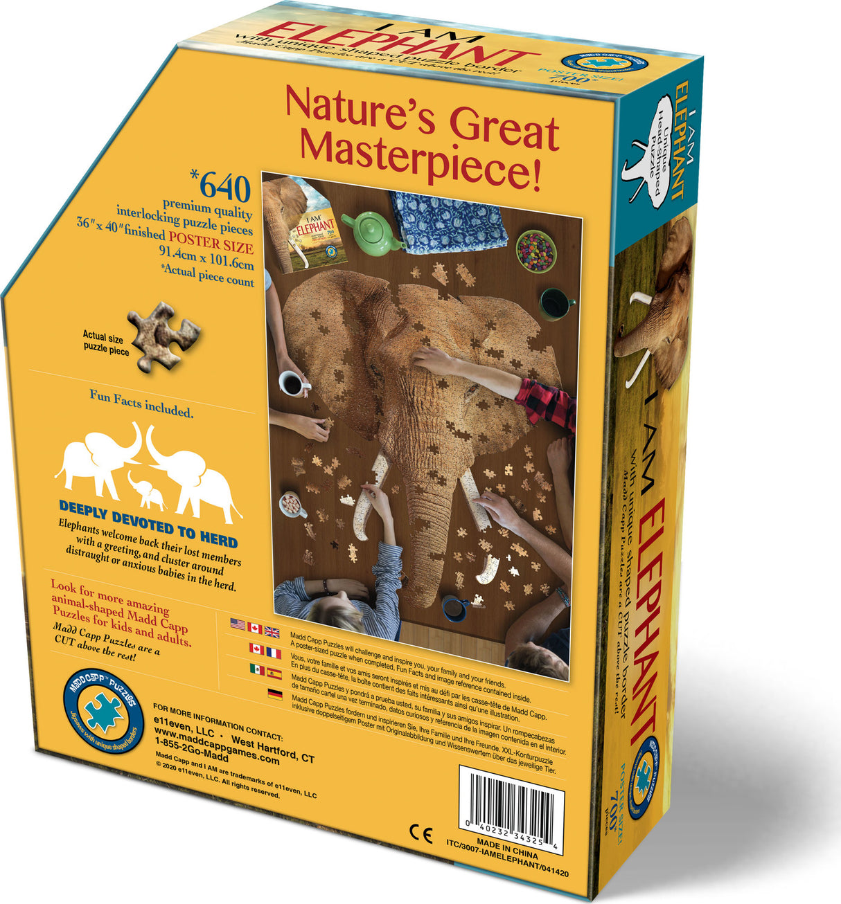 Madd Capp Puzzle - I Am Elephant