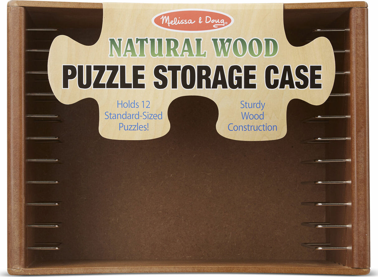 Wooden Puzzle Storage Case