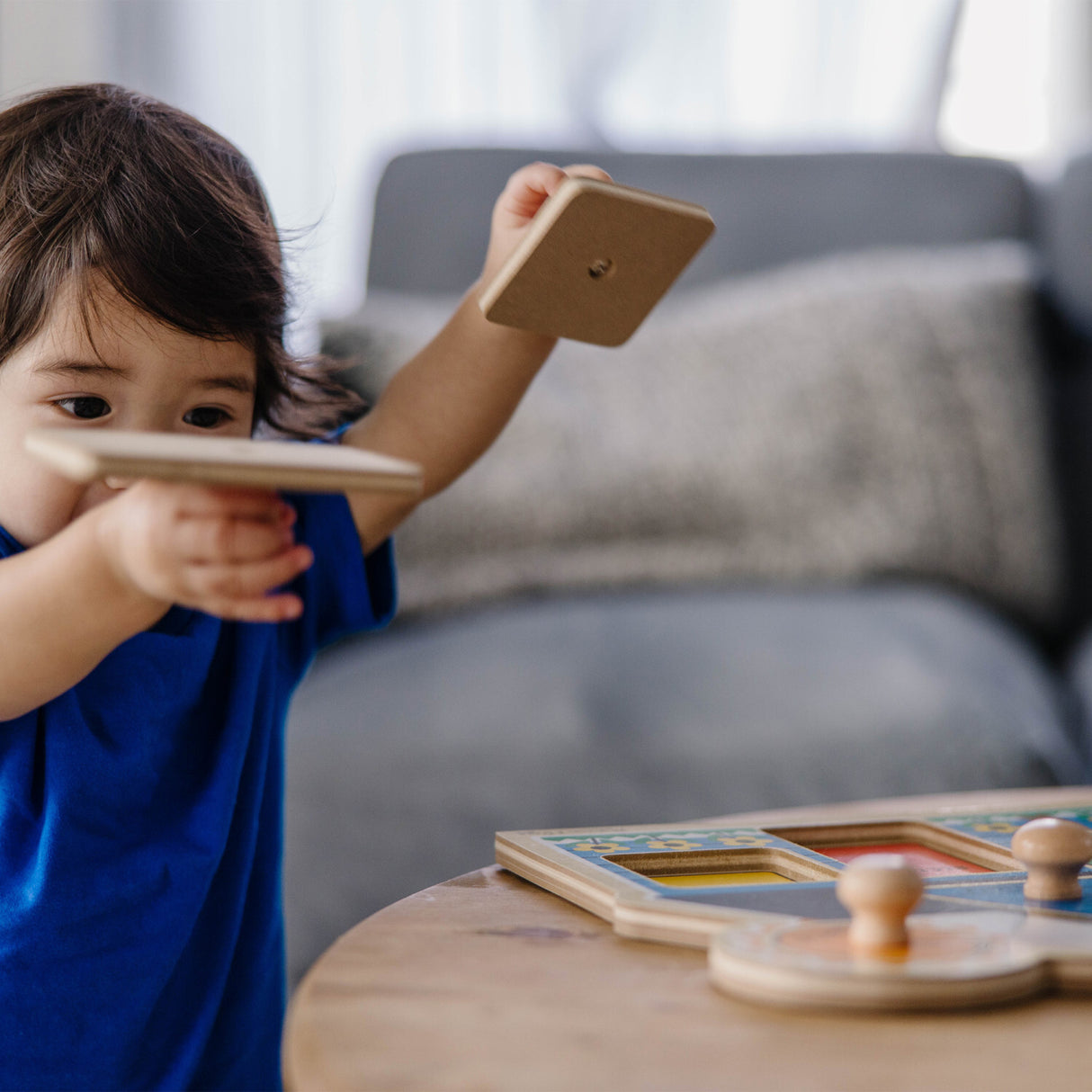 First Shapes Jumbo Knob Puzzle (House)