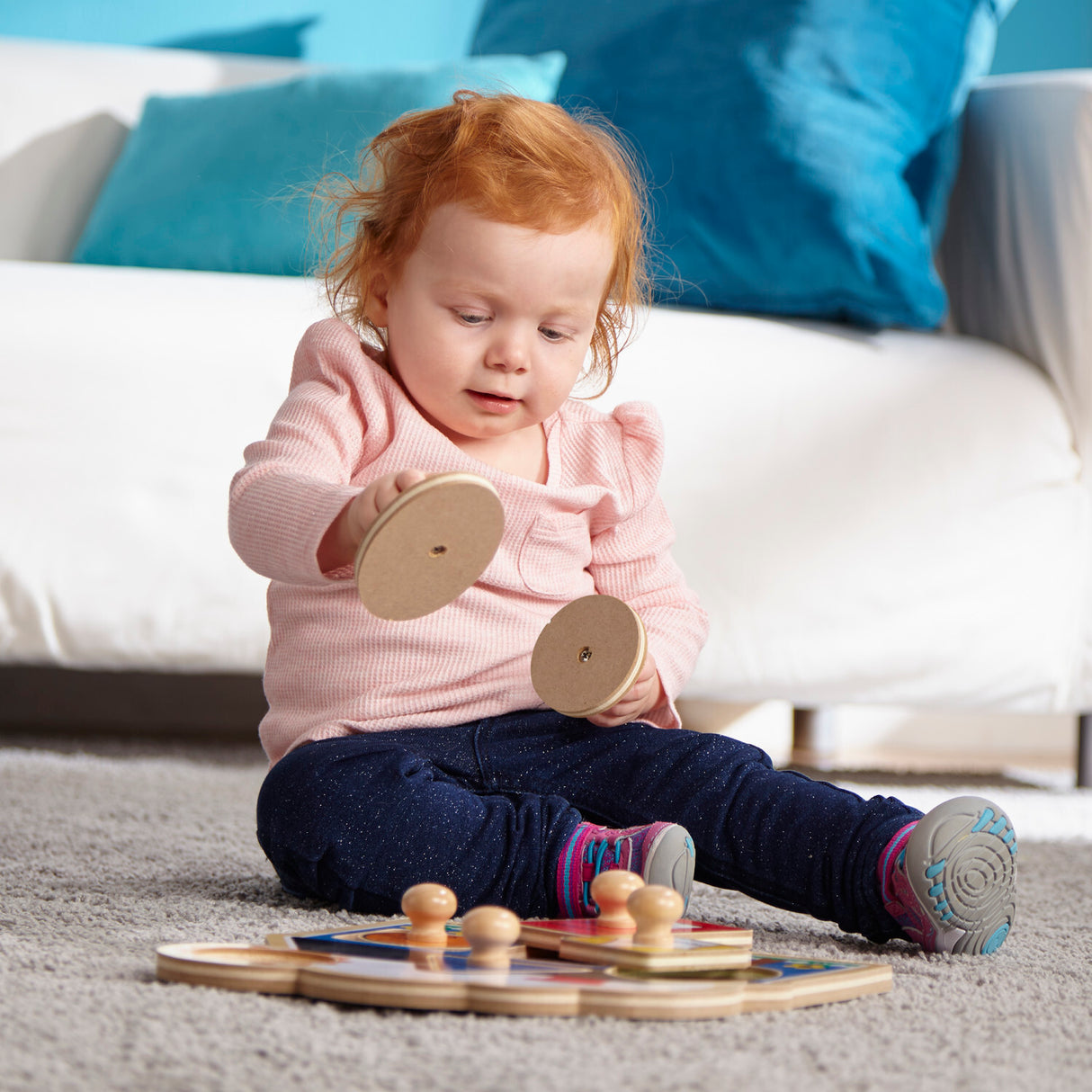 First Shapes Jumbo Knob Puzzle (House)