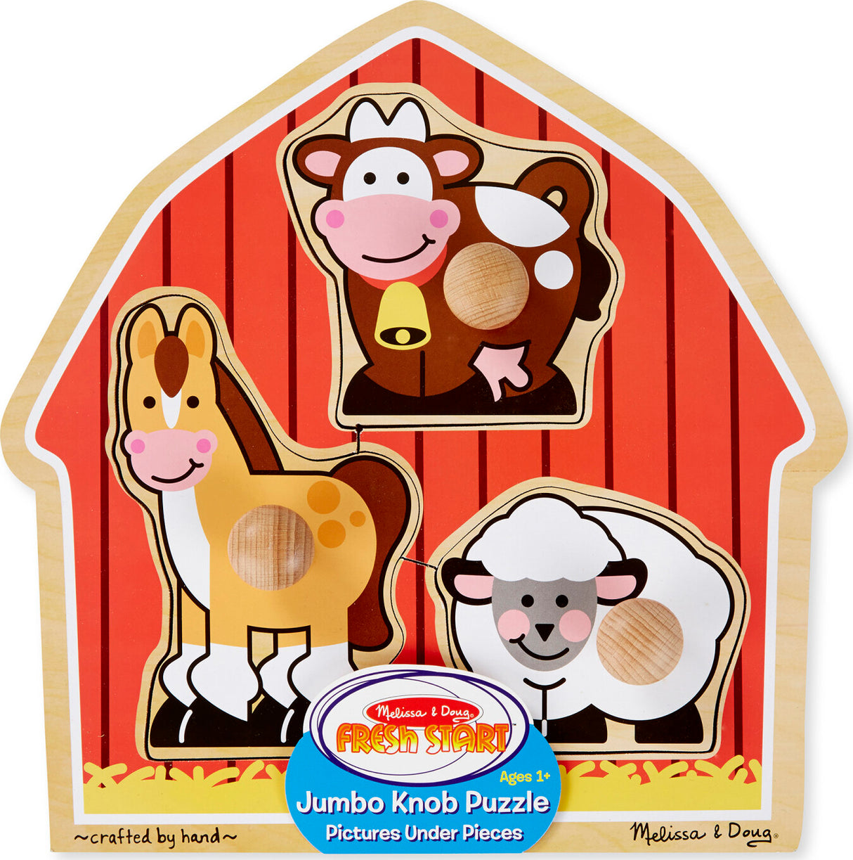 Barnyard Animals Jumbo Knob Puzzle