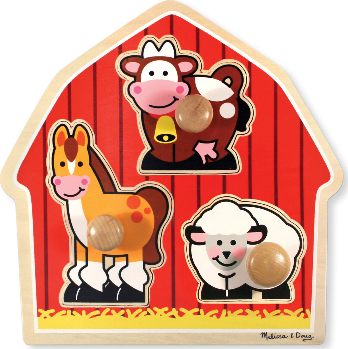 Barnyard Animals Jumbo Knob Puzzle