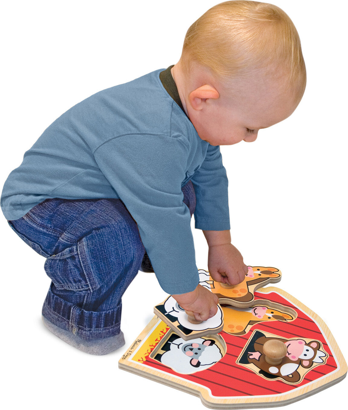 Barnyard Animals Jumbo Knob Puzzle