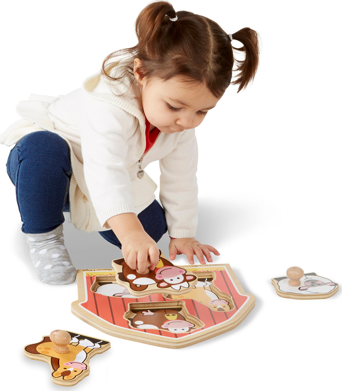 Barnyard Animals Jumbo Knob Puzzle