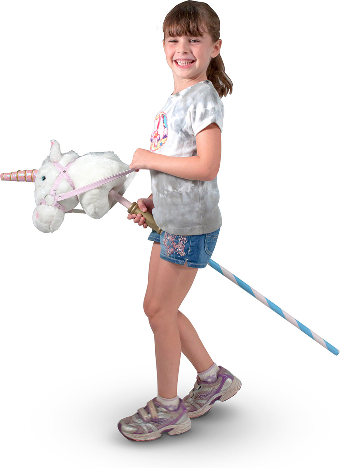 Prance-N-Play Stick Unicorn - Plush