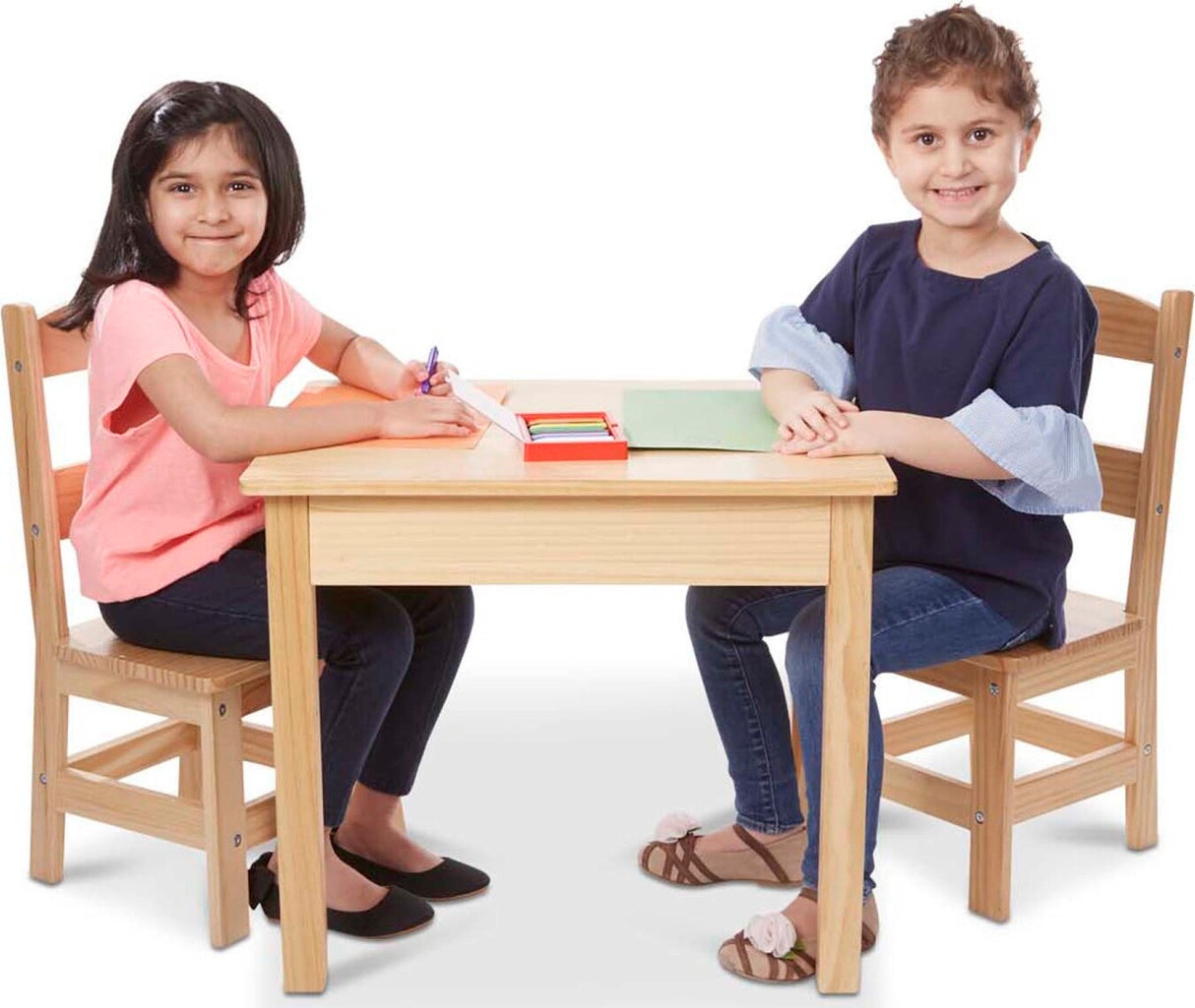 Wooden Table & Chairs Set