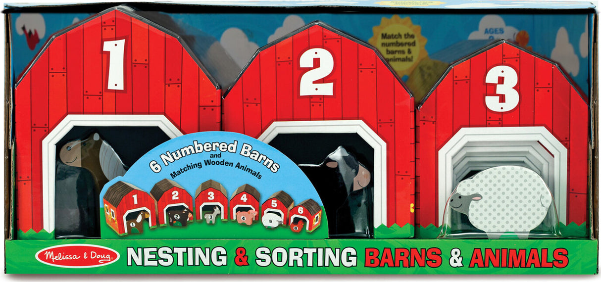 Nesting and Sorting Barn & Animals