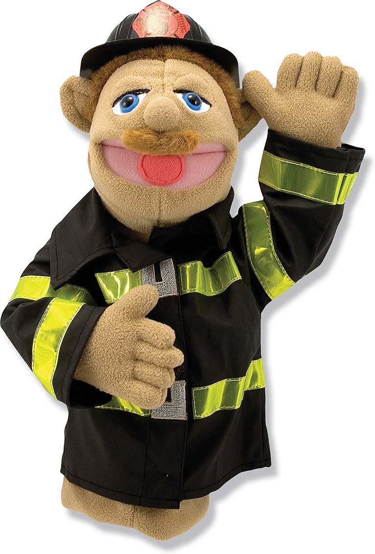 Firefighter Puppet