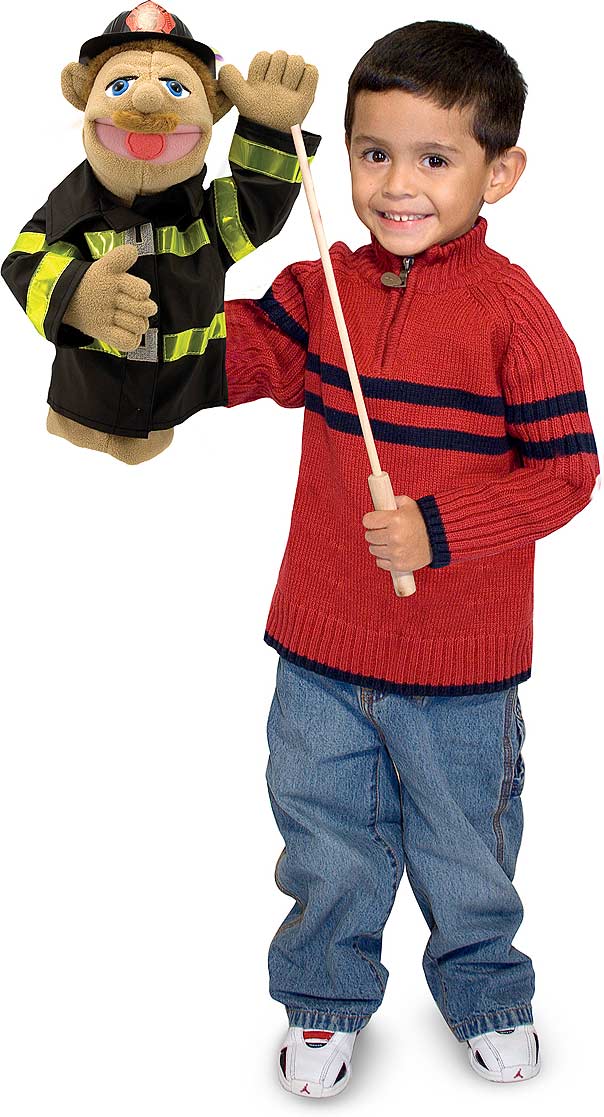 Firefighter Puppet