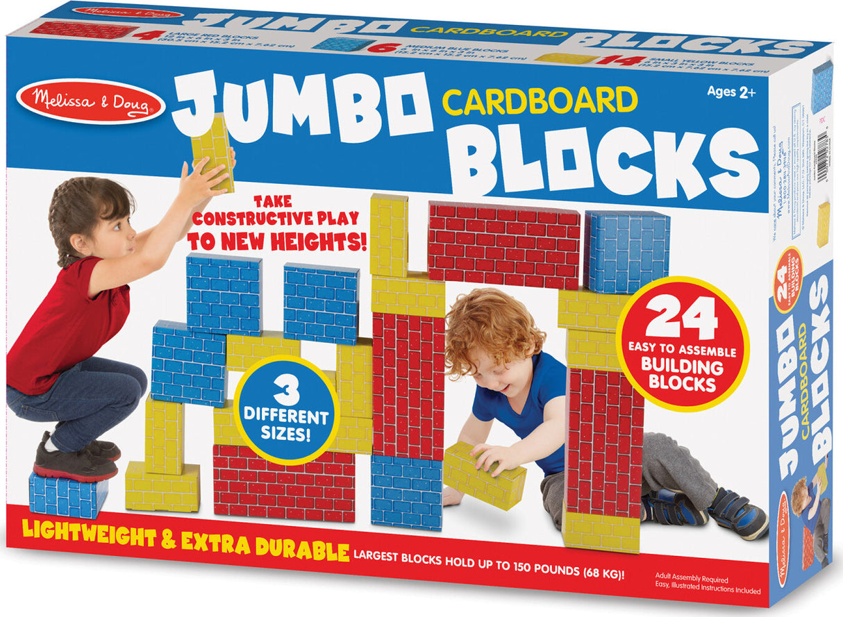 Jumbo Cardboard Blocks 24 pc.
