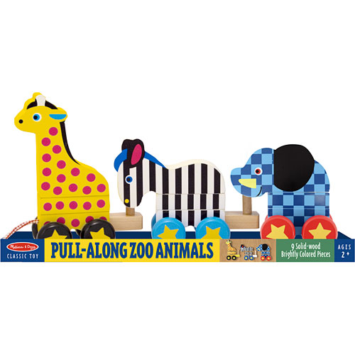 Pull-Along Zoo Animals