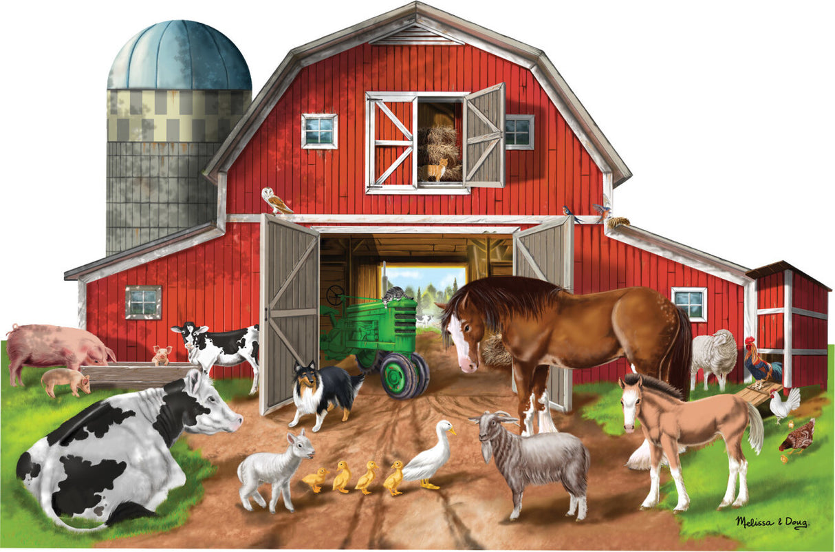 Busy Barn Shaped Puzzle (32pc)