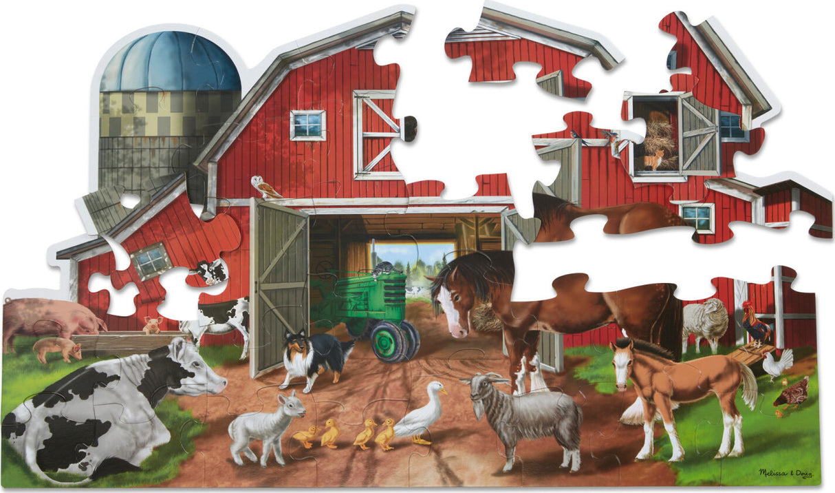 Busy Barn Shaped Puzzle (32pc)