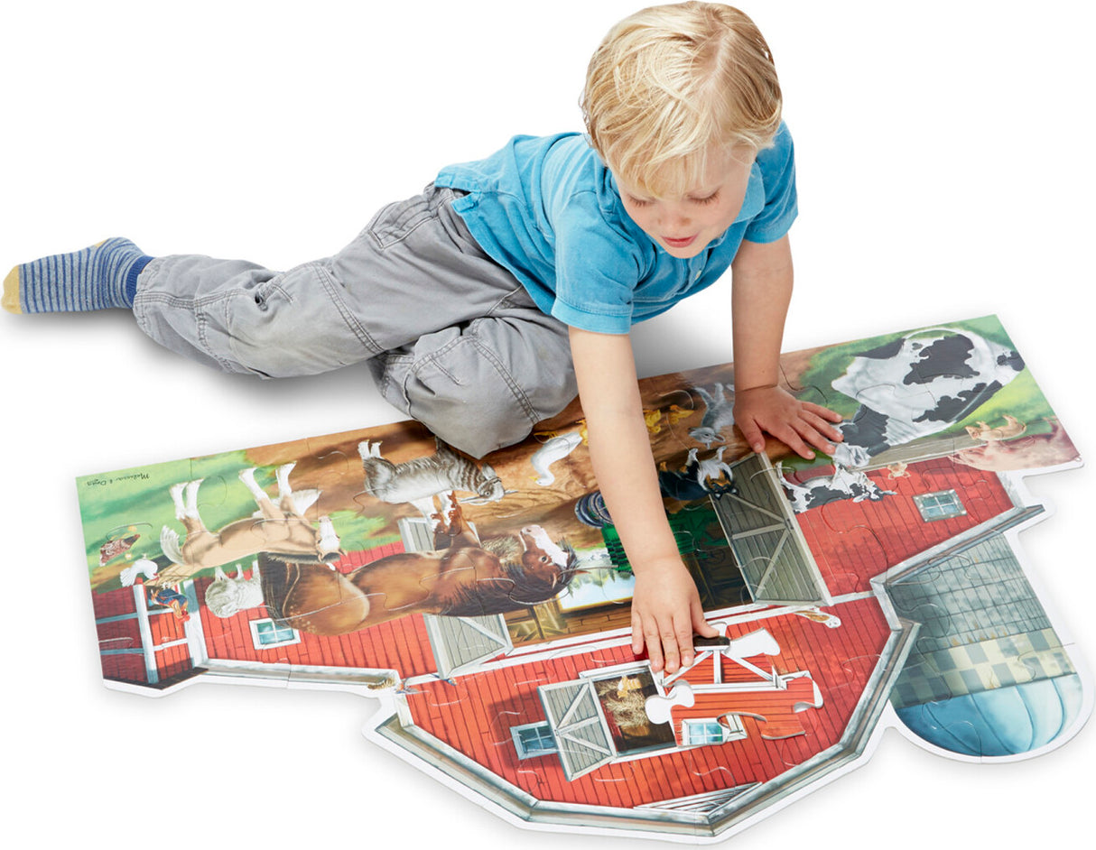 Busy Barn Shaped Puzzle (32pc)