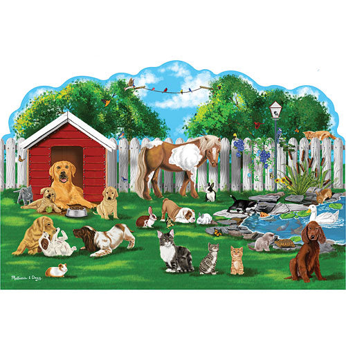 Pet Party Shaped Floor Puzzle (32 pieces)