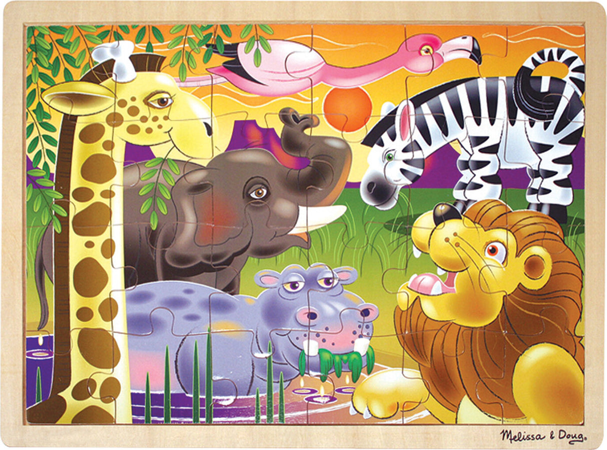 African Plains Jigsaw Puzzle 24 pc