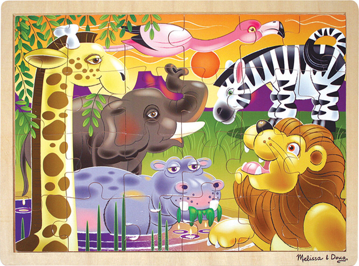 African Plains Jigsaw Puzzle 24 pc