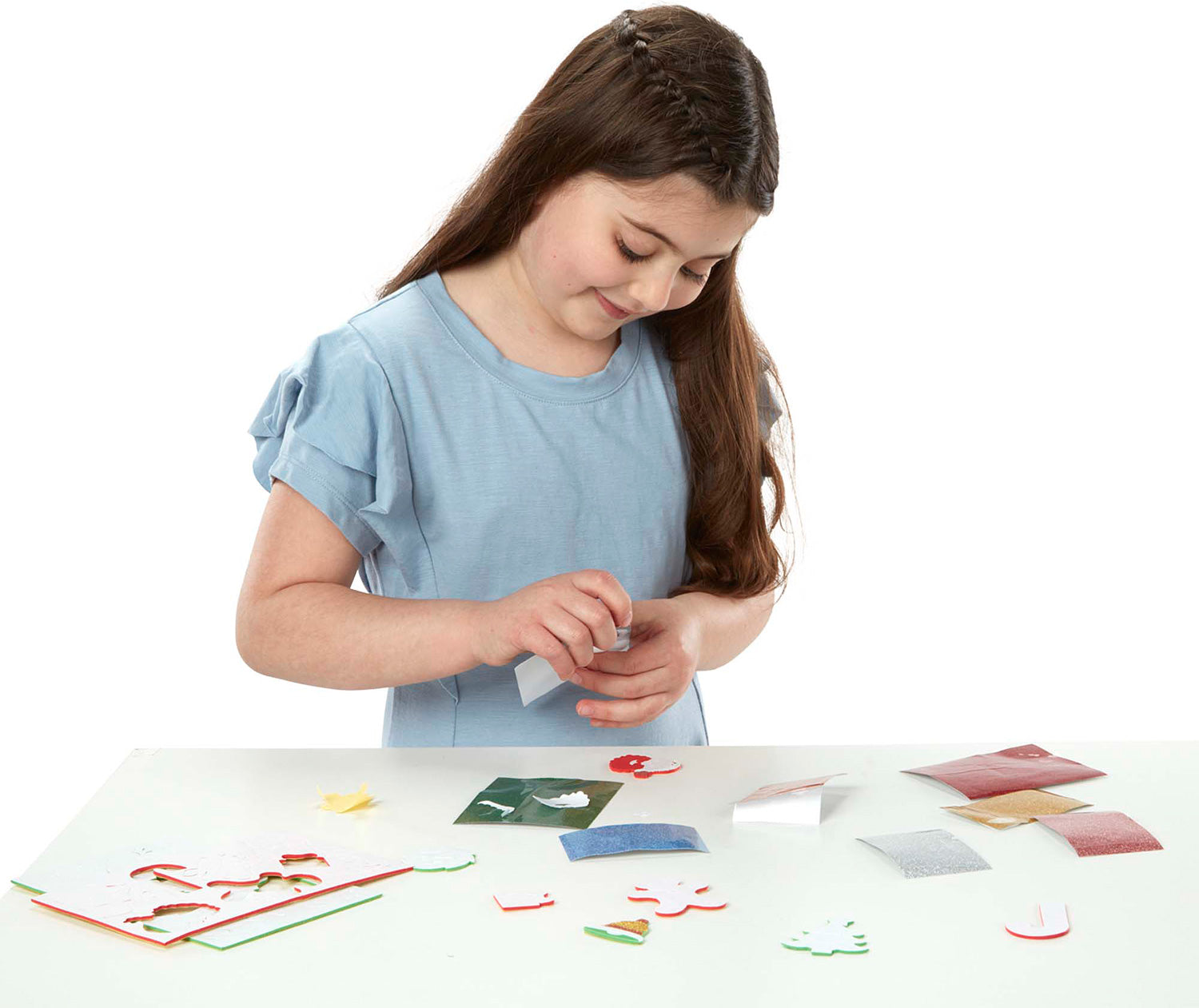 Mess Free Glitter - Christmas Stickers