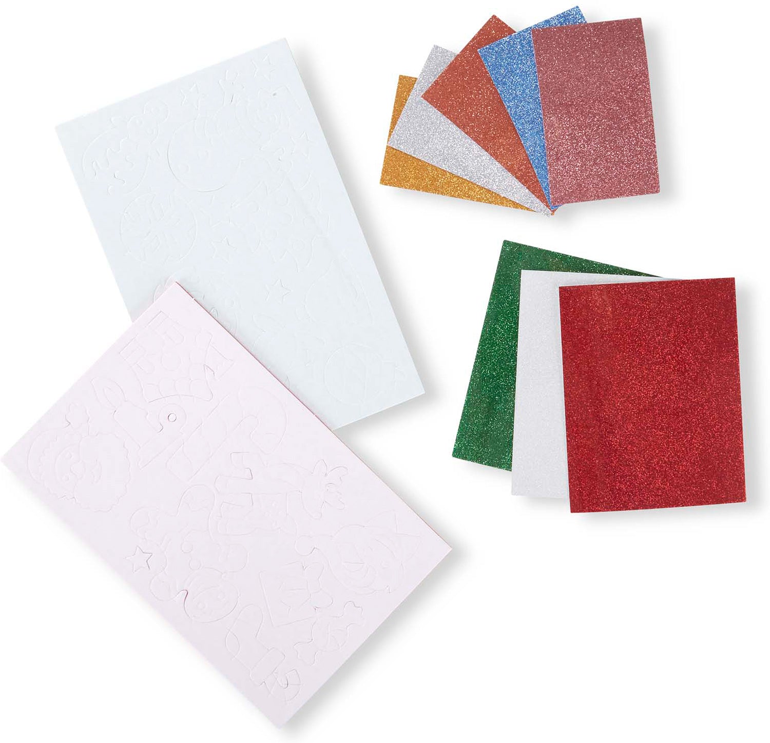 Mess Free Glitter - Christmas Stickers