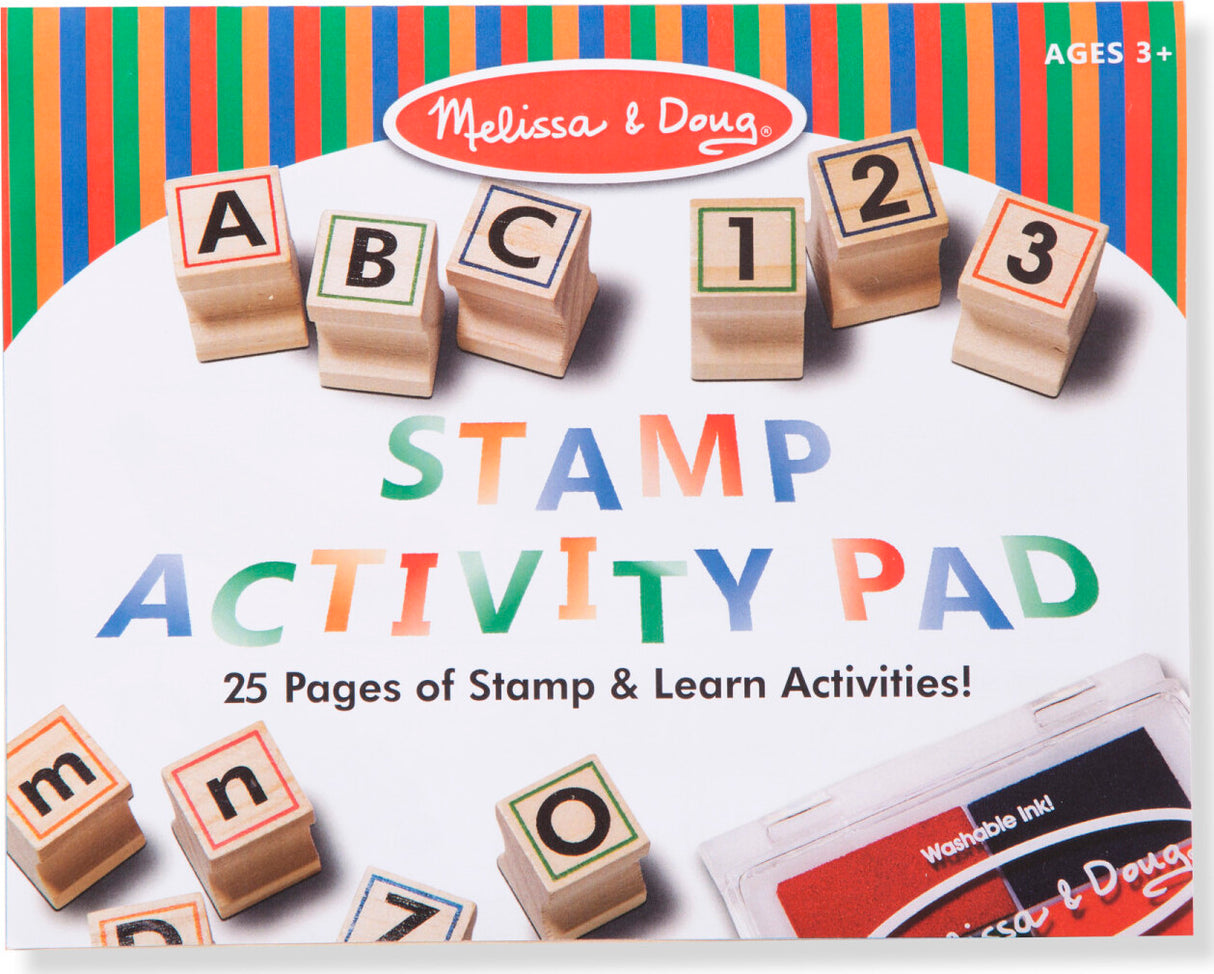Deluxe Wooden Stamp Set - ABCs 123s