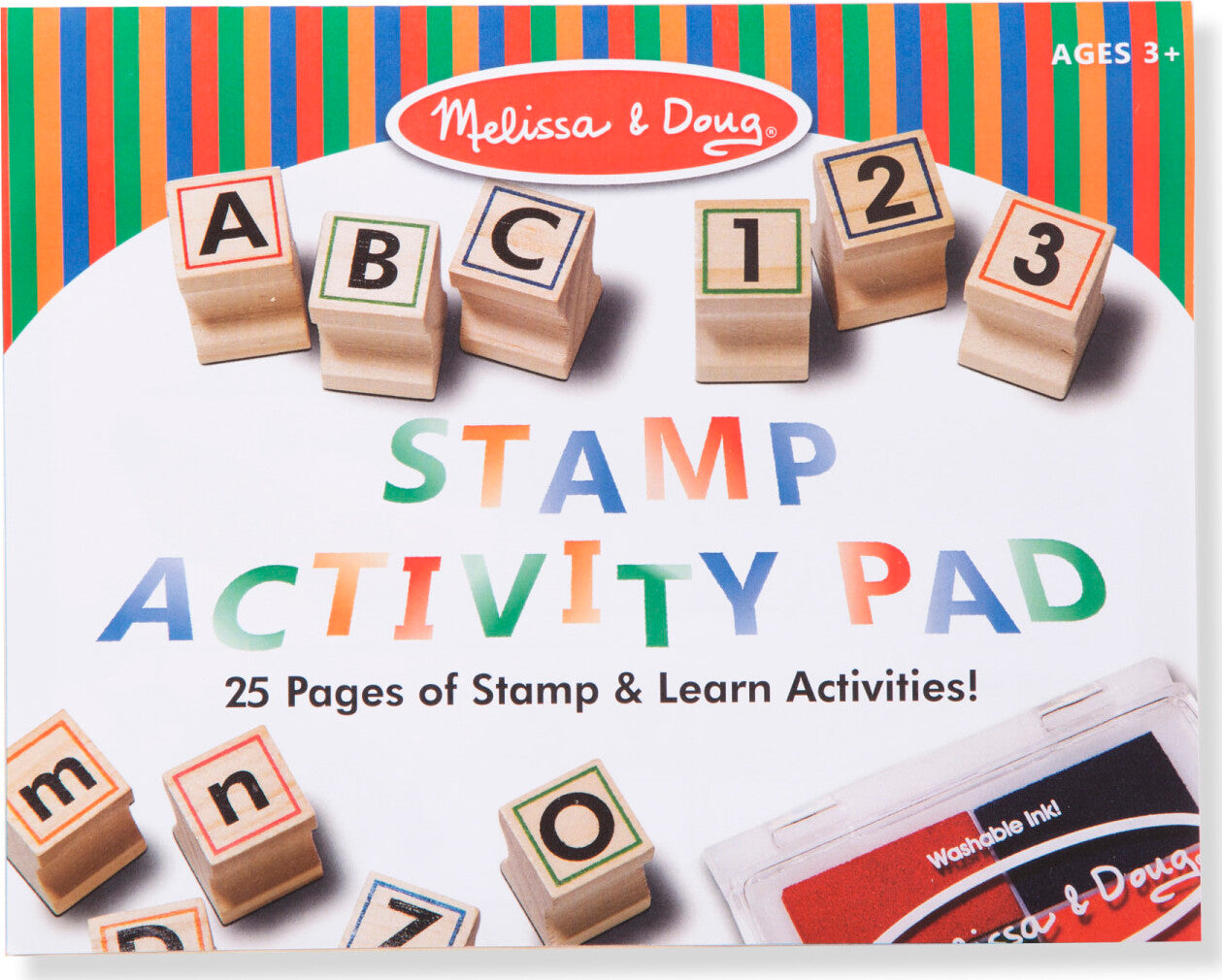Deluxe Wooden Stamp Set - ABCs 123s