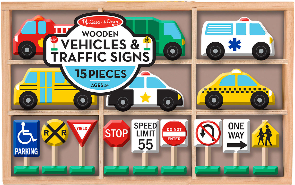 Wooden Vehicles & Traffic Signs