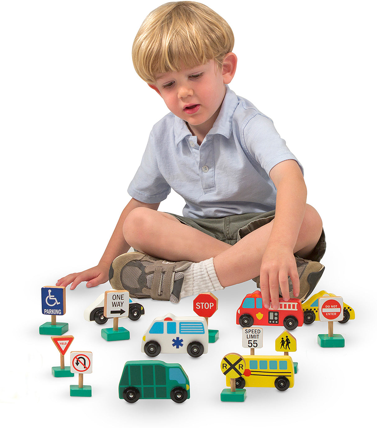 Wooden Vehicles & Traffic Signs