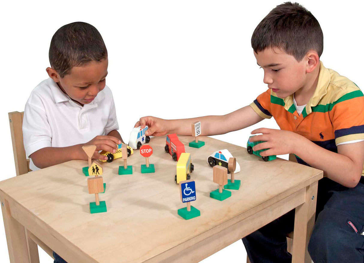 Wooden Vehicles & Traffic Signs