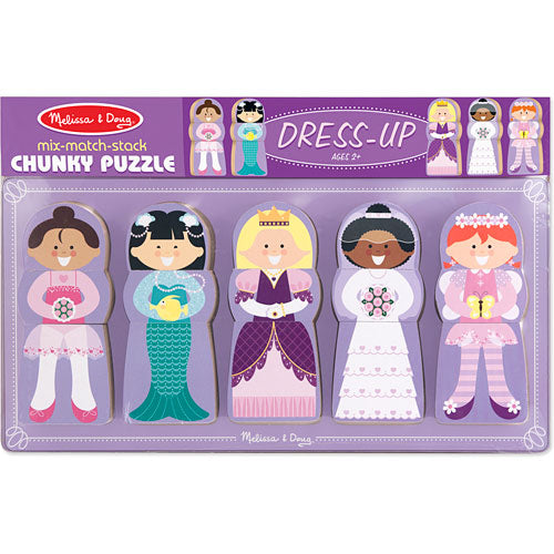 Mix Match Stack Chunky Puzzle Dress Up