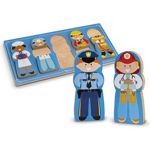 Mix-Match-Stack Chunky Puzzle - Occupations