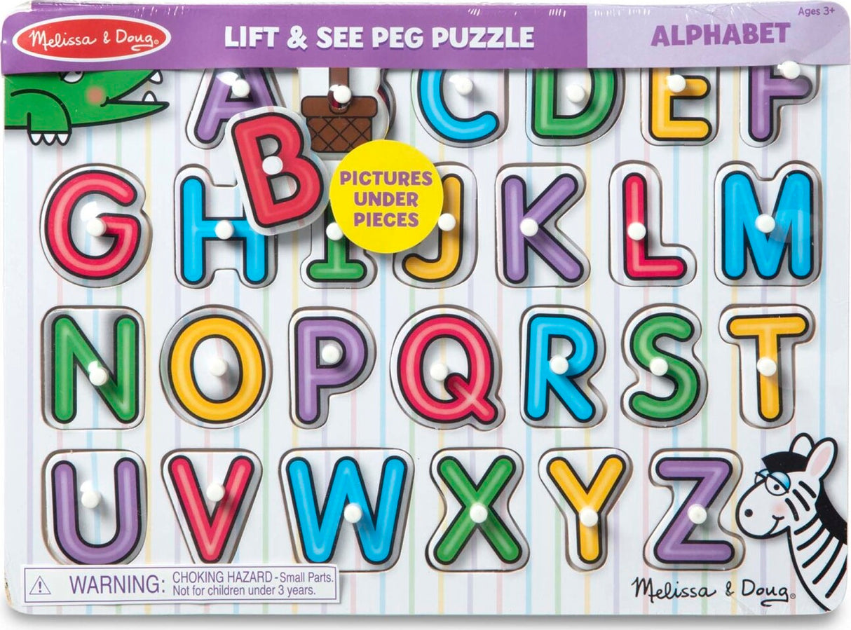 See-Inside Alphabet Peg Puzzle