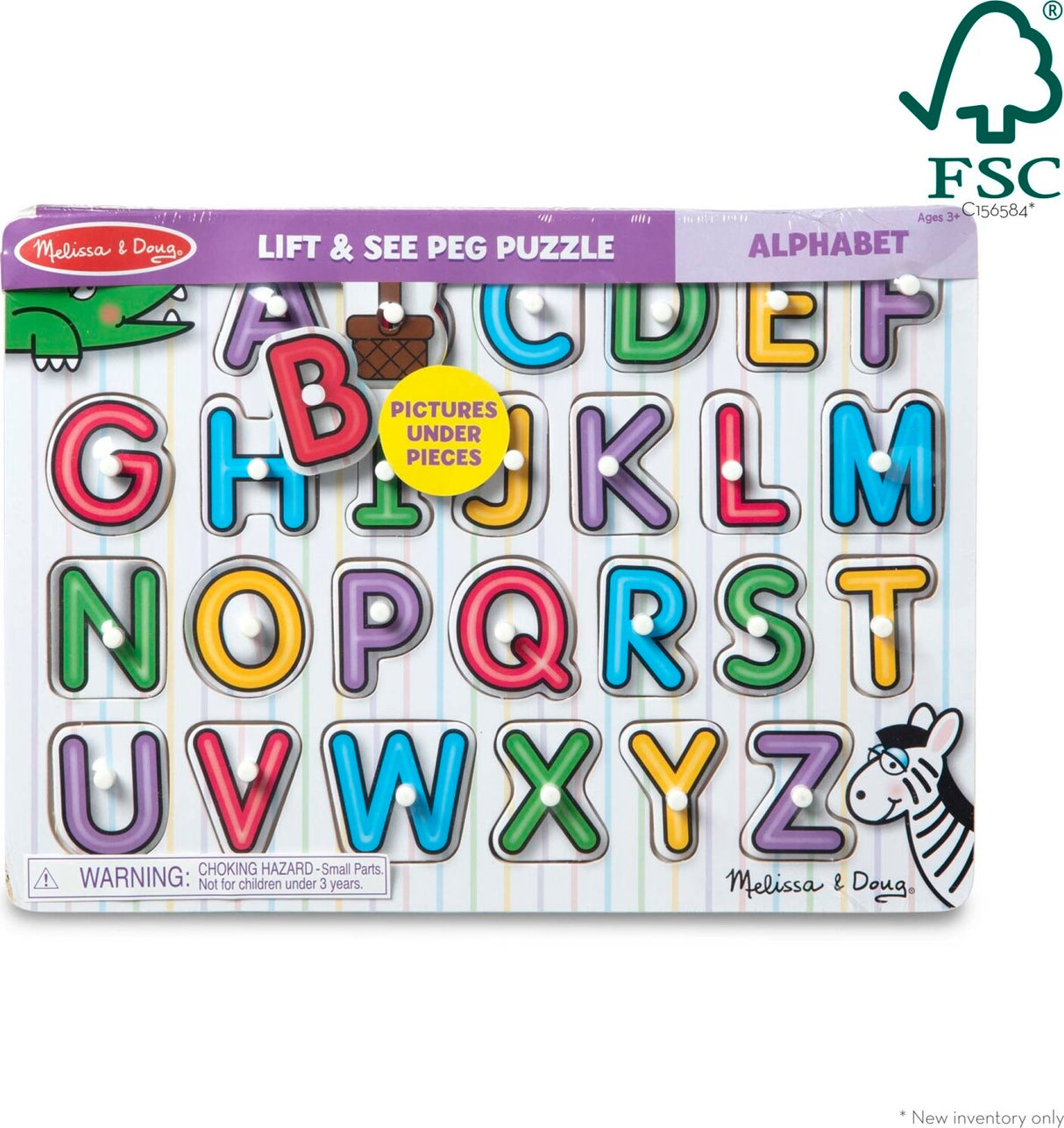 See-Inside Alphabet Peg Puzzle