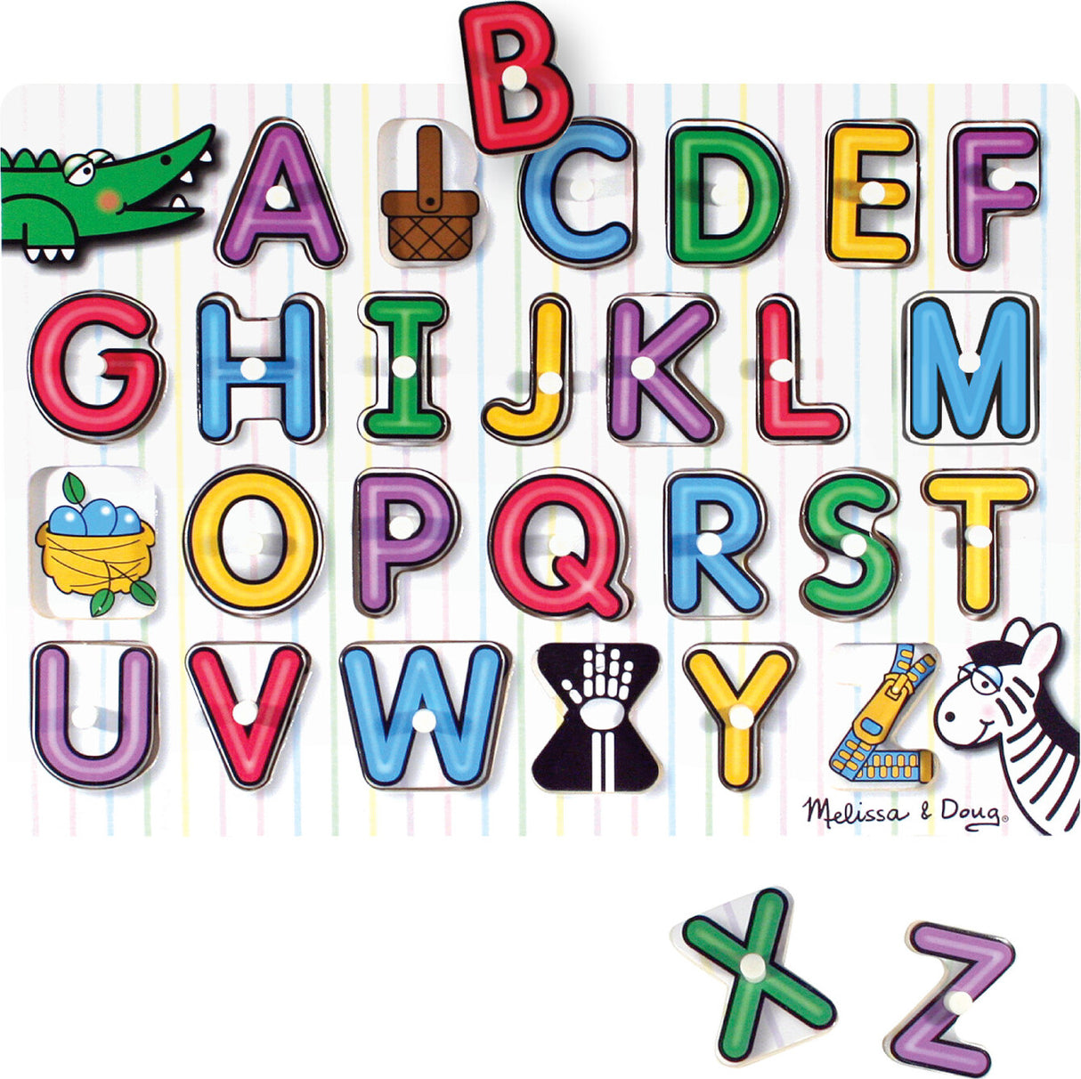 See-Inside Alphabet Peg Puzzle