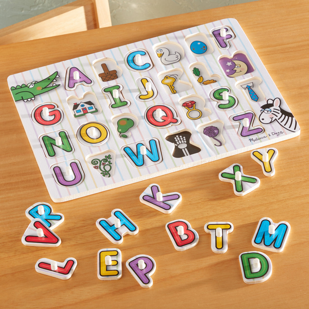 See-Inside Alphabet Peg Puzzle