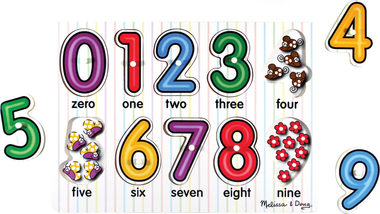 See-Inside Numbers Peg Puzzle