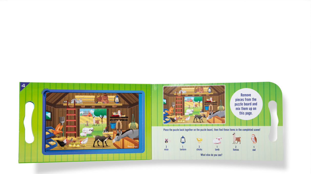 Take Along Magnetic Jigsaw Puzzles - On the Farm
