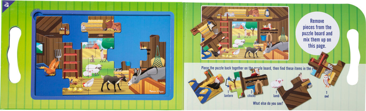 Take Along Magnetic Jigsaw Puzzles - On the Farm
