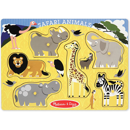 Safari Animal Peg Puzzle